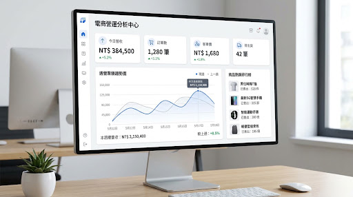 營運數據與銷售後台儀表板