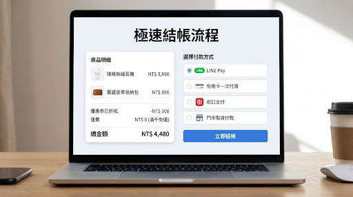 購物車與極速結帳流程