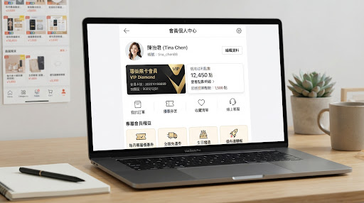 會員個人中心與 VIP 尊榮權益