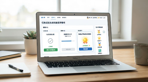 任務成就系統與徽章榮譽榜