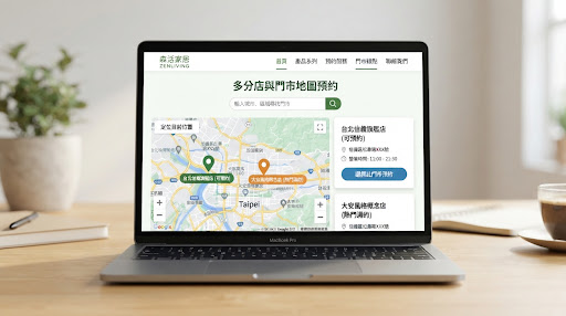 外帶預訂自取與門市取餐地圖