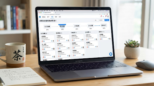 CRM 客戶管理與銷售漏斗看板